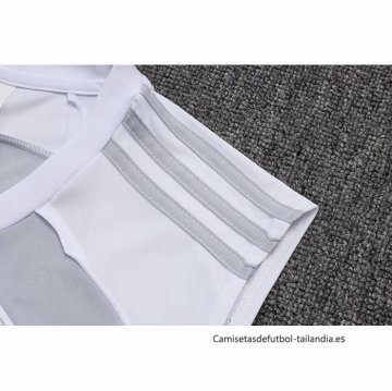 Camiseta de Entrenamiento Real Madrid Sin Mangas 2025-2026 Gris Blanco