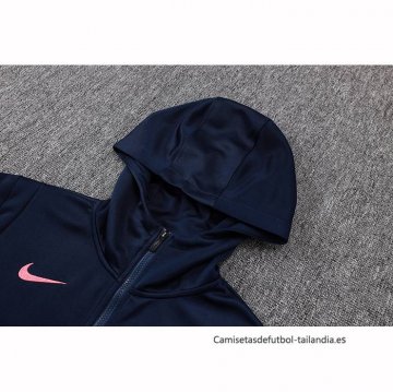 Chandal con Capucha del Barcelona Nino 2025-2026 Negro Rosa
