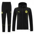 Chandal con Capucha del Borussia Dortmund 2024 Negro