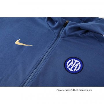 Chandal con Capucha del Inter Milan 2024-2025 Azul