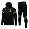 Chandal con Capucha del Liverpool 2021-2022 Negro Chandal con Capucha del Liverpool 2021-2022 Negro