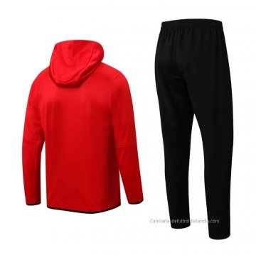 Chandal con Capucha del Liverpool 2022-2023 Rojo