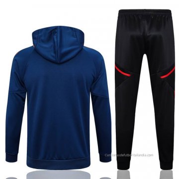 Chandal con Capucha del Manchester United 2023-2024 Azul