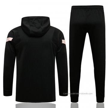 Chandal con Capucha del Paris Saint-Germain 2021-2022 Negro