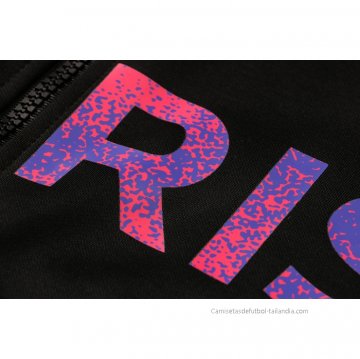 Chandal con Capucha del Paris Saint-Germain 2021-2022 Negro