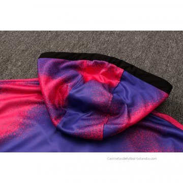 Chandal con Capucha del Paris Saint-Germain 2021-2022 Purpura