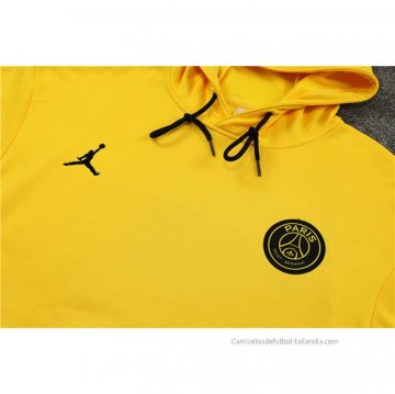 Chandal con Capucha del Paris Saint-Germain Jordan 2023 Amarillo