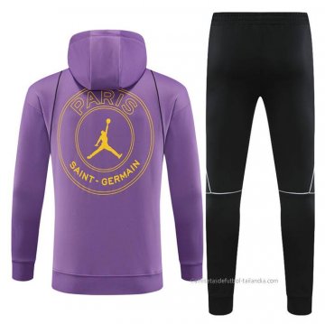 Chandal con Capucha del Paris Saint-Germain Jordan 2023 Purpura