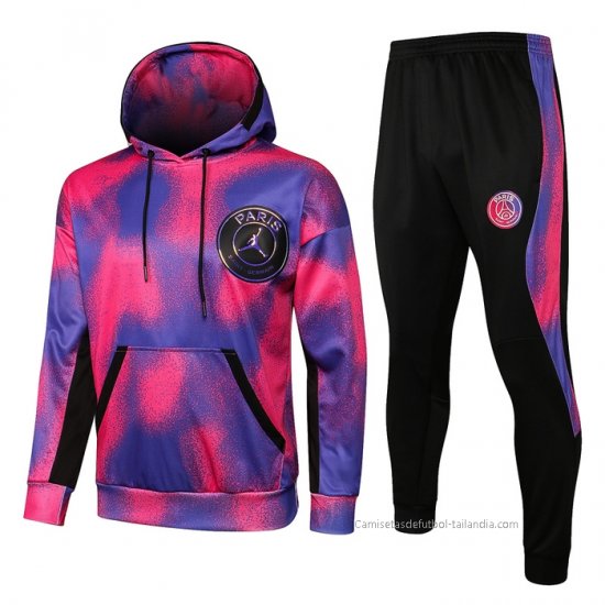 Chandal con Capucha del Paris Saint-Germain Nino 2021-2022 Purpura - Haga un click en la imagen para cerrar