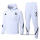 Chandal con Capucha del Real Madrid 2025-2026 Blanco