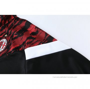 Chandal de Chaqueta del AC Milan 2021 Negro