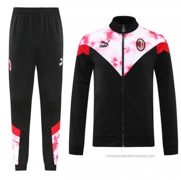 Chandal de Chaqueta del AC Milan 2022-2023 Negro Chandal de Chaqueta del AC Milan 2022-2023 Negro