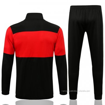 Chandal de Chaqueta del AC Milan 2021-2022 Negro