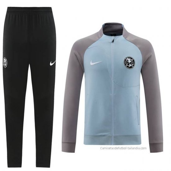 Chandal de Chaqueta del America 2022-2023 Azul y Gris - Haga un click en la imagen para cerrar
