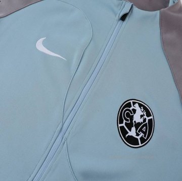 Chandal de Chaqueta del America 2022-2023 Azul y Gris