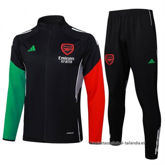 Chandal de Chaqueta del Arsenal 2025-2026 Negro - Haga un click en la imagen para cerrar