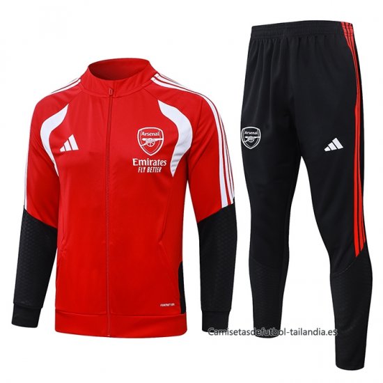 Chandal de Chaqueta del Arsenal Nino 2026-2027 Rojo - Haga un click en la imagen para cerrar