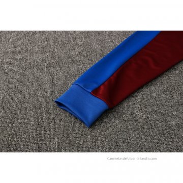 Chandal de Chaqueta del Barcelona 2021-2022 Azul y Rojo