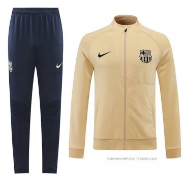 Chandal de Chaqueta del Barcelona 2022-2023 Caqui Chandal de Chaqueta del Barcelona 2022-2023 Caqui