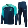 Chandal de Chaqueta del Barcelona 2023-2024 Azul Chandal de Chaqueta del Barcelona 2023-2024 Azul