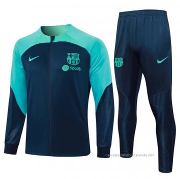 Chandal de Chaqueta del Barcelona 2023-2024 Azul Chandal de Chaqueta del Barcelona 2023-2024 Azul
