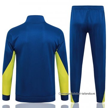 Chandal de Chaqueta del Barcelona 2026-2027 Azul Amarillo