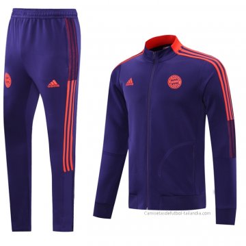 Chandal de Chaqueta del Bayern Munich 2021-2022 Purpura