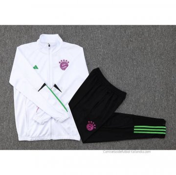 Chandal de Chaqueta del Bayern Munich 2023-2024 Blanco