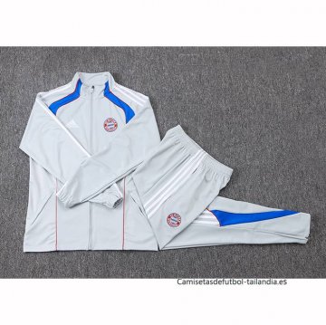 Chandal de Chaqueta del Bayern Munich Nino 2025-2026 Gris