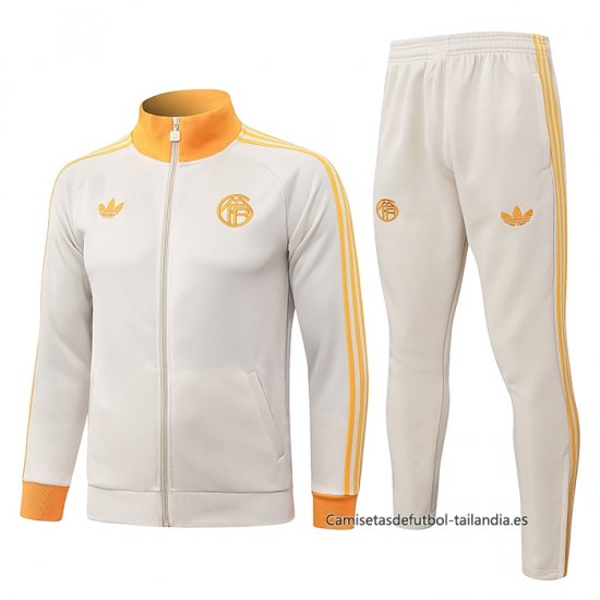 Chandal de Chaqueta del Bayern Munich Nino 2026-2027 Crema Naranja - Haga un click en la imagen para cerrar