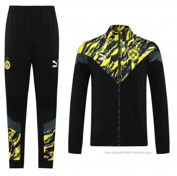 Chandal de Chaqueta del Borussia Dortmund 2021 Negro Chandal de Chaqueta del Borussia Dortmund 2021 Negro