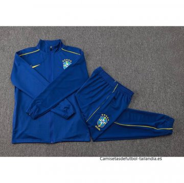 Chandal de Chaqueta del Brasil 2024-2025 Azul