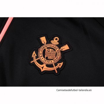 Chandal de Chaqueta del Corinthians Nino 2025-2026 Negro Naranja