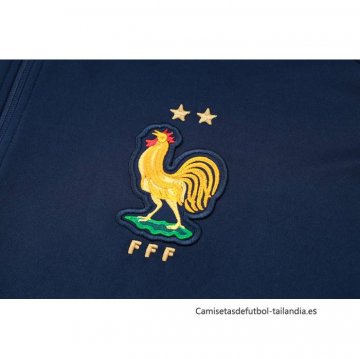 Chandal de Chaqueta del Francia Nino 2024-2025 Azul