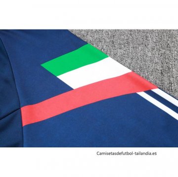 Chandal de Chaqueta del Italia 2024-2025 Azul