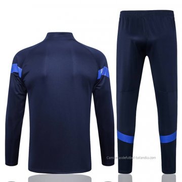 Chandal de Chaqueta del Italia 2022-2023 Azul Oscuro