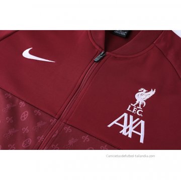 Chandal de Chaqueta del Liverpool 2021-2022 Rojo