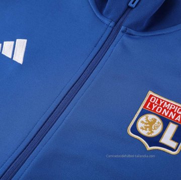 Chandal de Chaqueta del Lyon 2023-2024 Azul