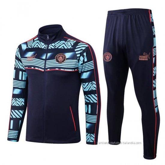 Chandal de Chaqueta del Manchester City 2022-2023 Azul - Haga un click en la imagen para cerrar