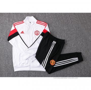Chandal de Chaqueta del Manchester United 2021-2022 Blanco