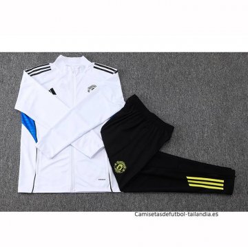 Chandal de Chaqueta del Manchester United 2025-2026 Blanco