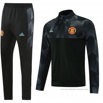 Chandal de Chaqueta del Manchester United Special 2021-2022 Negro