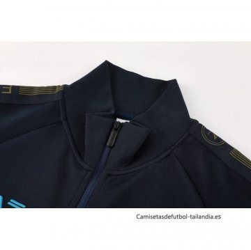 Chandal de Chaqueta del Napoli 2024-2025 Azul