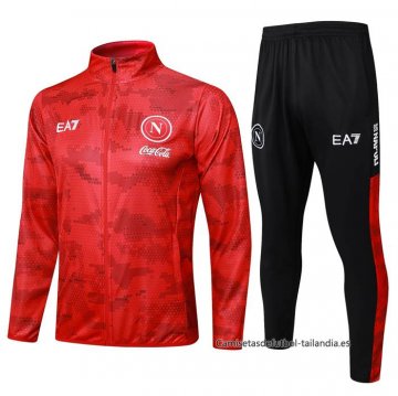 Chandal de Chaqueta del Napoli 2024-2025 Rojo Chandal de Chaqueta del Napoli 2024-2025 Rojo