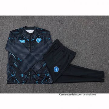 Chandal de Chaqueta del Napoli 2025-2026 Negro