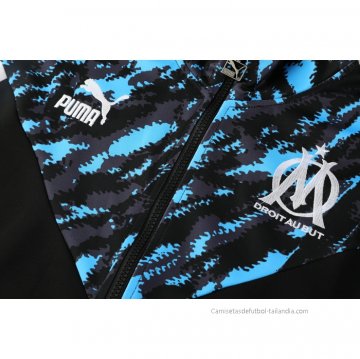 Chandal de Chaqueta del Olympique Marsella 2021 Negro