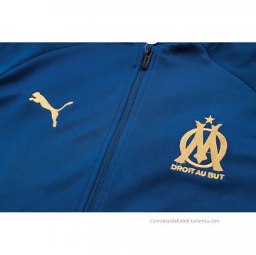 Chandal de Chaqueta del Olympique Marsella 2023-2024 Azul Oscuro