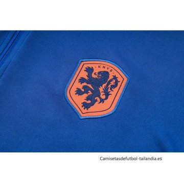 Chandal de Chaqueta del Paises Bajos 2024-2025 Azul