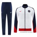 Chandal de Chaqueta del Paris Saint-Germain 2024-2025 Blanco
