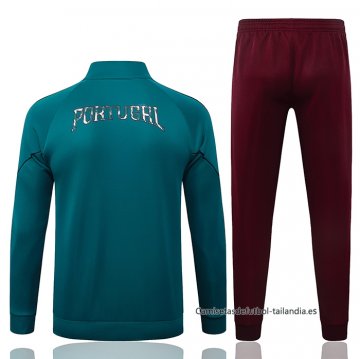 Chandal de Chaqueta del Portugal Nino 2026-2027 Verde